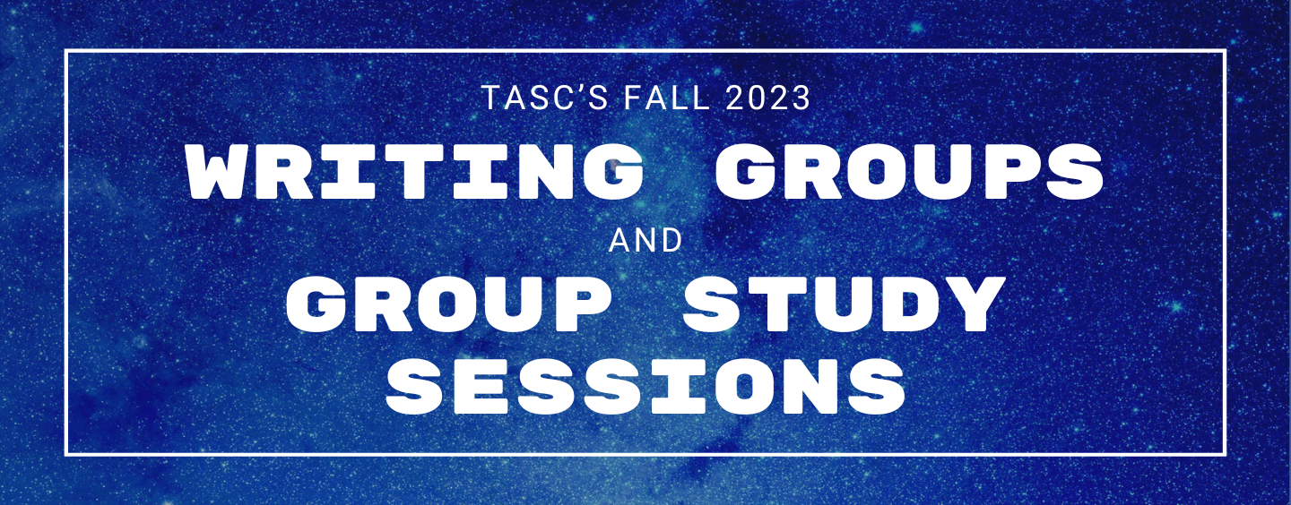 Writing groups and group study sessions