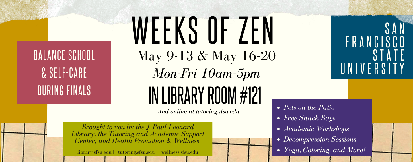 Weeks of Zen flyer