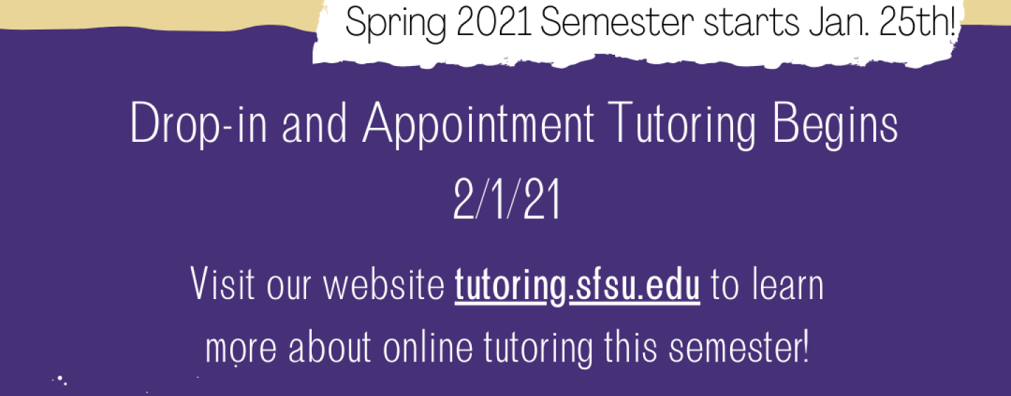 Spring tutoring info